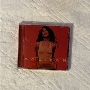 Aaliyah CD Album with Red Cover